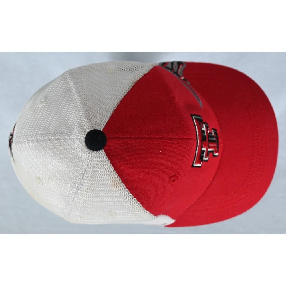 Texas Tech Red Raiders Masked Rider Youth Mesh Snapback Hat Cap One Size